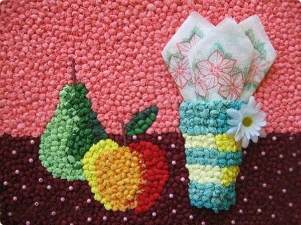 Поделки из салфеток бумажных для детей