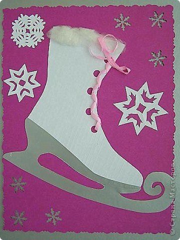 Аппликация коньки в подготовительной группе
