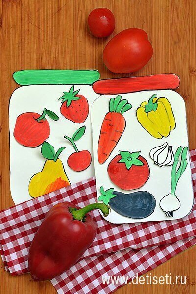 Аппликации консервируем фрукты (43 фото)