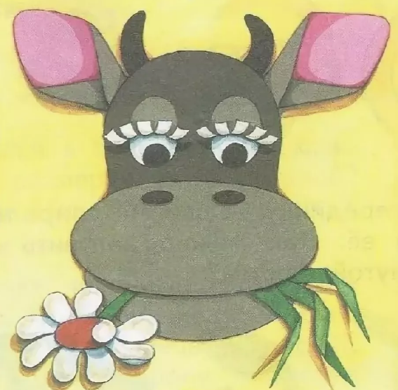 Корова поделка из бумаги