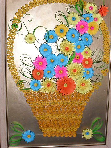 Корзинки для аппликации букетов из цветов