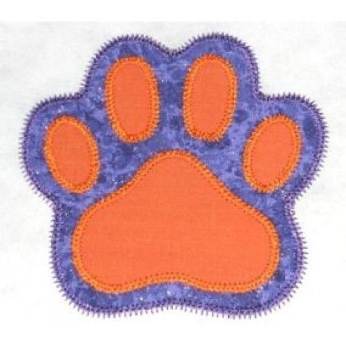 Трафарет лапки из фетра