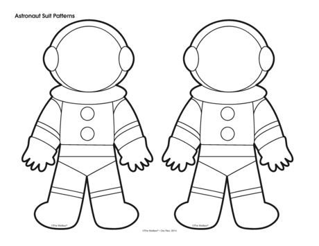 Аппликация космонавт