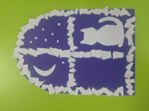 Рваные аппликации для детей