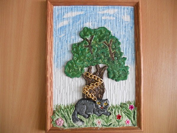 Кот ученый поделка