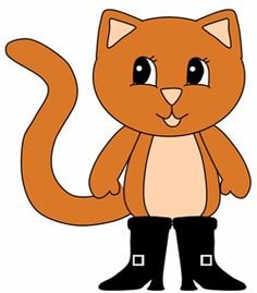 Кот в сапогах из цветной бумаги