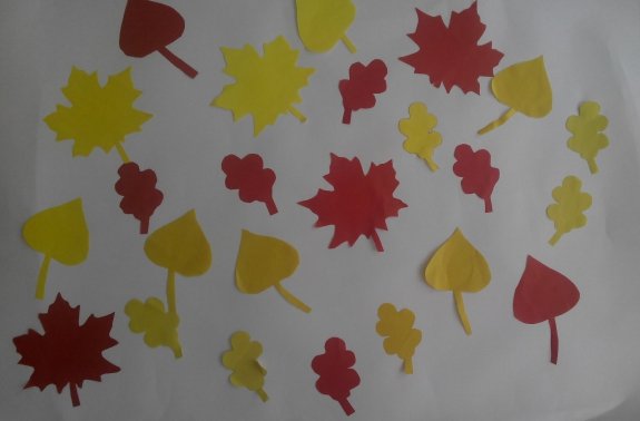 Аппликация осенний ковер