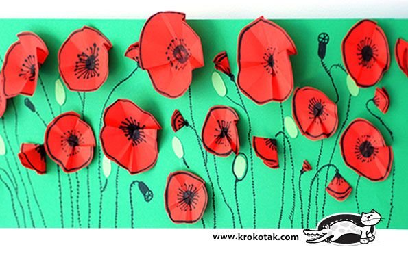 Аппликация маки