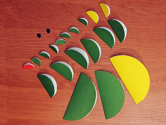 Поделка из кружочков бумаги