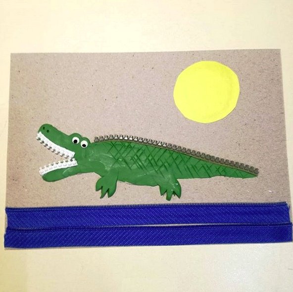 Бумажный крокодил