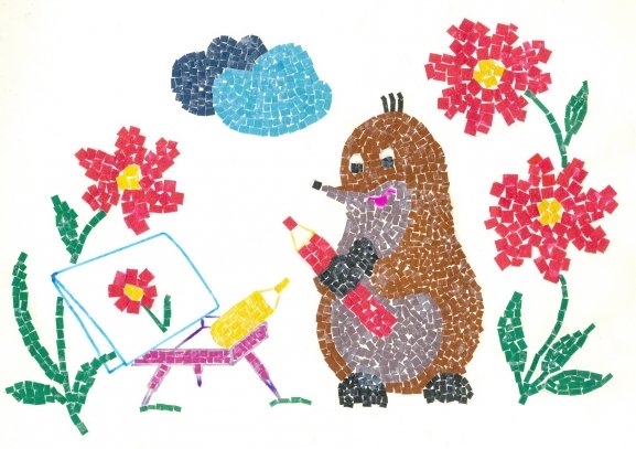 Аппликация из мультика