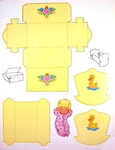 Кровать для бумажных кукол