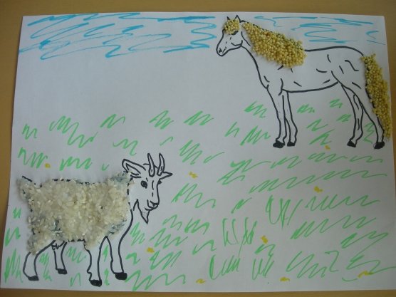 Рисование домашние животные средняя