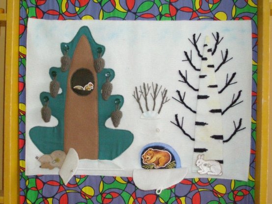 Панно лес в средней группе