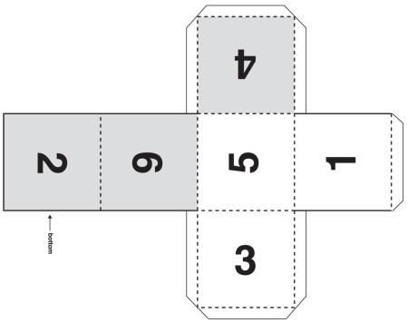 Кубик схема сборки из бумаги