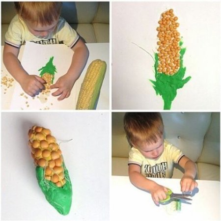 Аппликации кукуруза (45 фото)