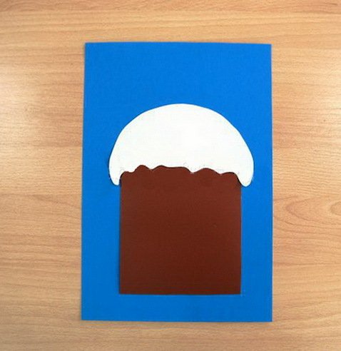 Аппликация кулич Пасхальный с шаблонами