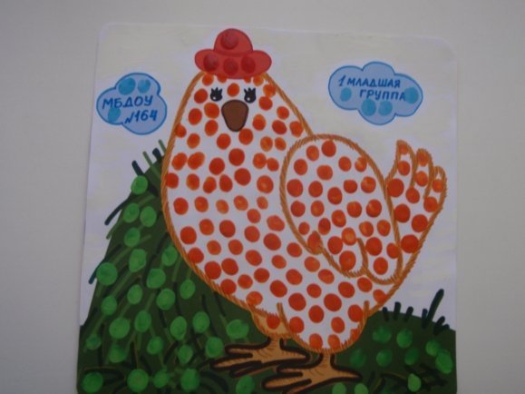 Аппликация Курочка