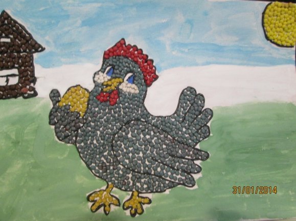 Курица из крупы