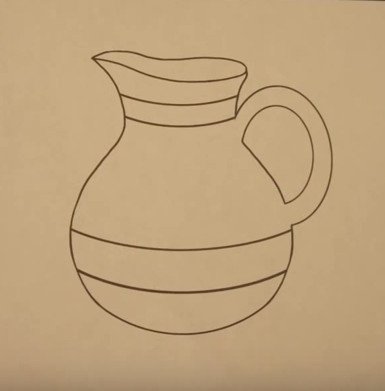 Рисование кувшина в старшей группе