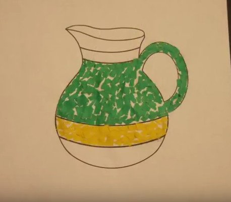 Кувшинчик рисование в старшей группе