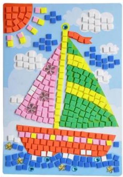 Аппликация мозаика