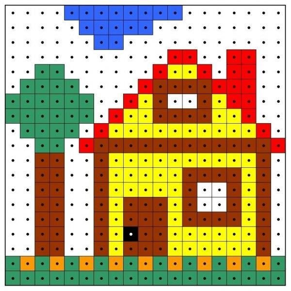 Составление узоров из мозаики