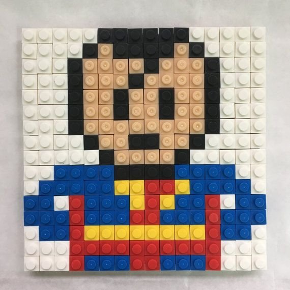 Мозаика из деталей лего