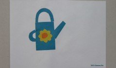 Лейка для аппликации детям