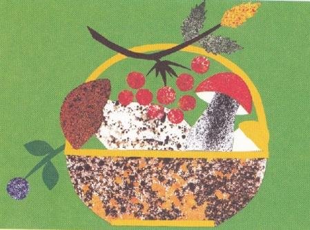 Аппликация грибы в подготовительной группе