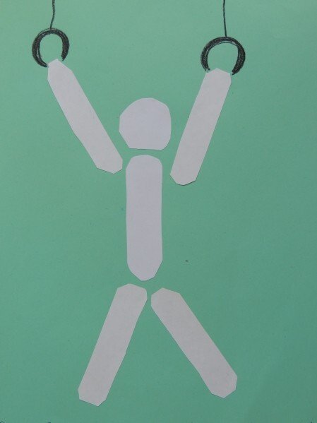 Аппликация в подготовительной группе на тему спортсмены