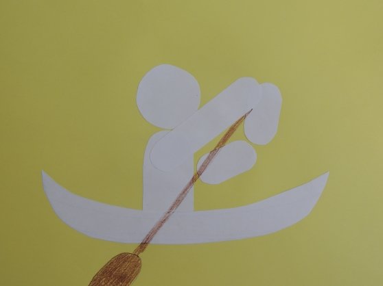 Аппликация на тему спорт в средней группе