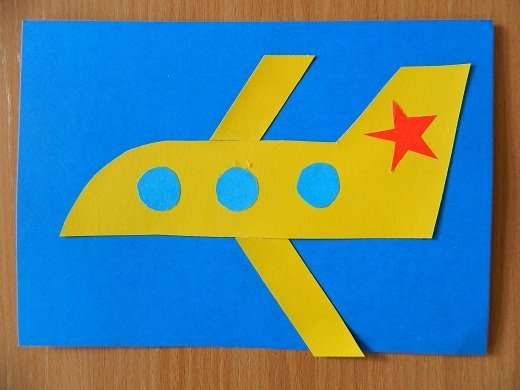 Самолеты. Аппликация