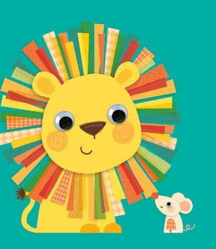 Поделка Львенок из бумаги