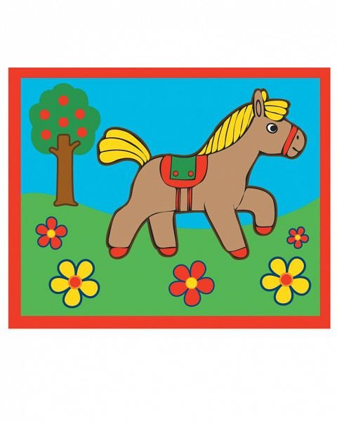 Цветные лошадки для детей