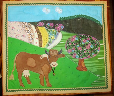 Лоскутное панно для детей