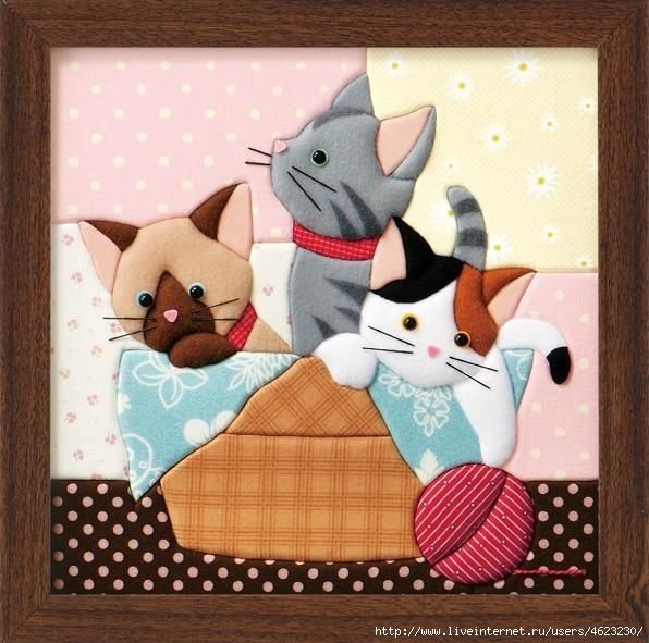 Пэчворк без иглы кинусайга