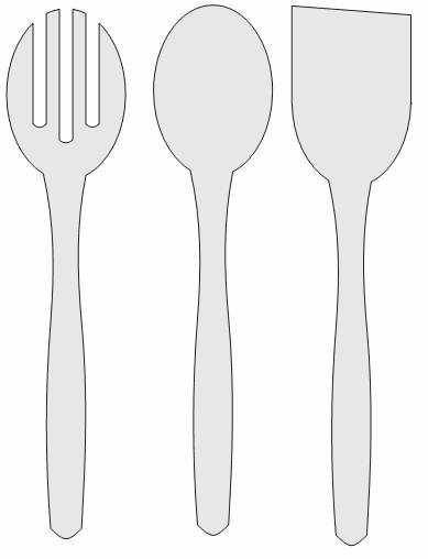 Аппликации ложка (43 фото)