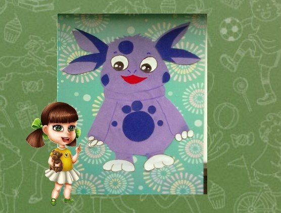 Поделка Лунтик