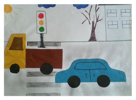 Рисование в подготовительной группе на тему ПДД