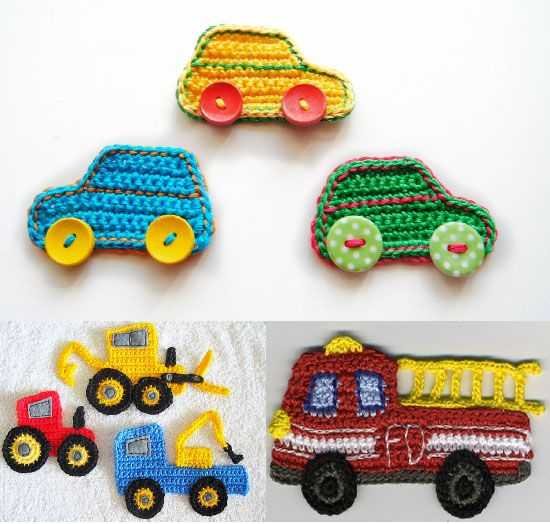 Машинка крючком плоская