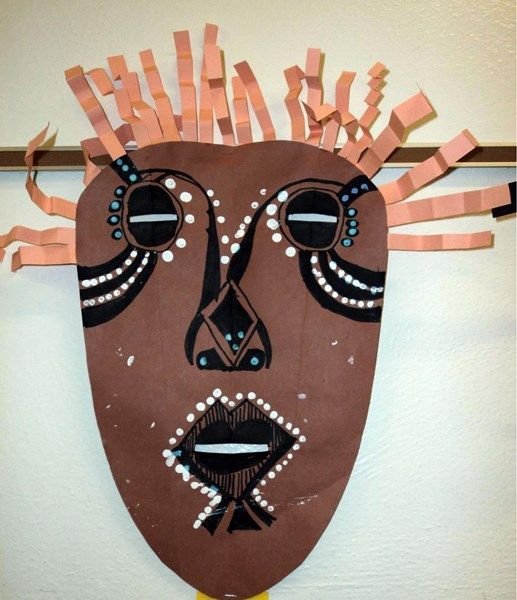 Африканские маски детские