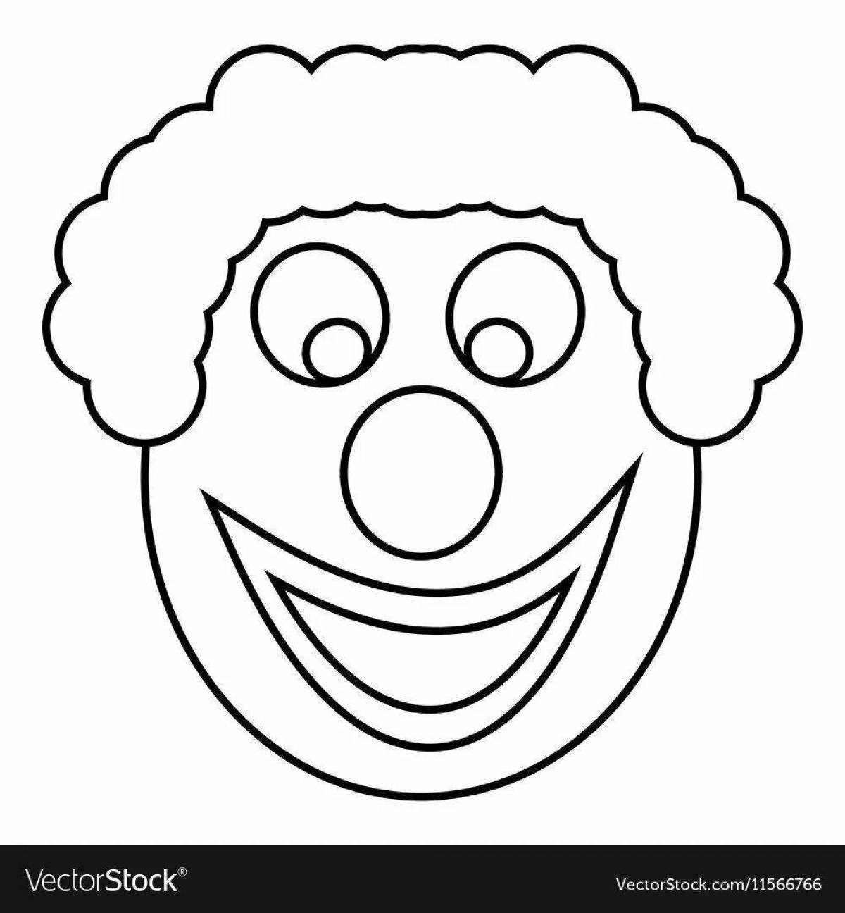 Шаблон рот клоуна. Голова клоуна раскраска. Лицо клоуна для аппликации. Аппликация "клоун". Клоун раскраска для детей.