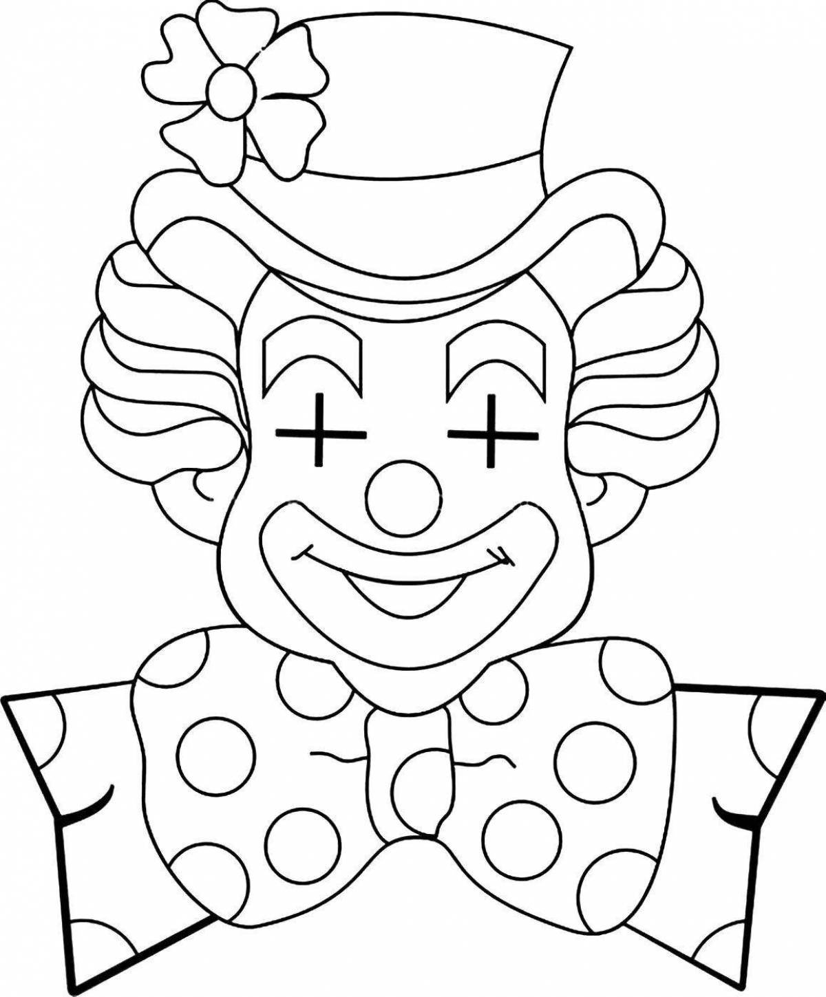 Маски на 1 апреля распечатать. Клоун раскраска. Клоун шаблон. Аппликация "клоун". Маска клоун раскраска для детей.