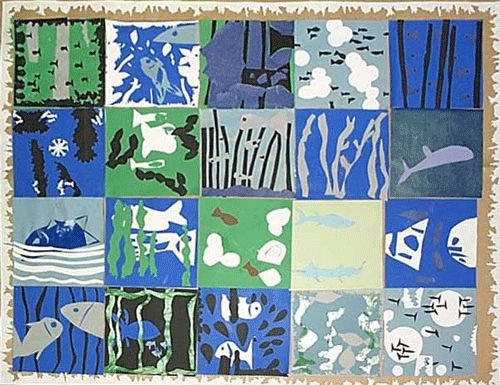 Анри Матисс коллажи