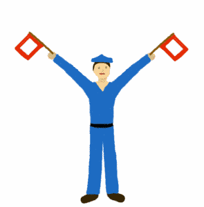 Матрос с сигнальными флажками аппликация старшая