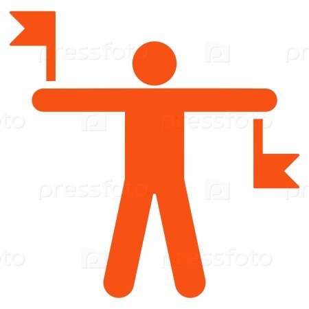 Матрос с сигнальными флажками аппликация старшая