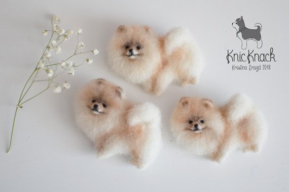 Валяный шпиц