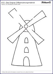 Мельница шаблон