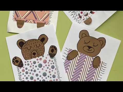 Аппликация медведь